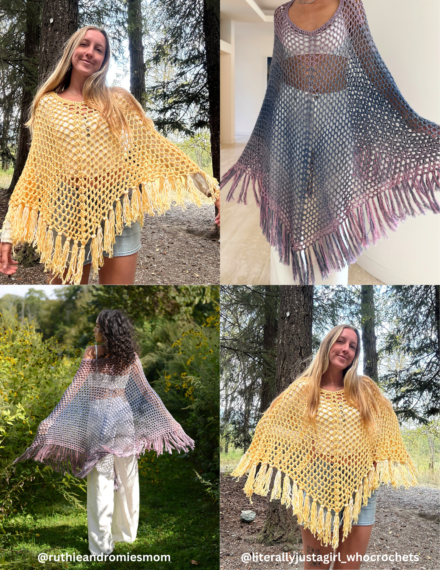 All Seasons Poncho Pattern