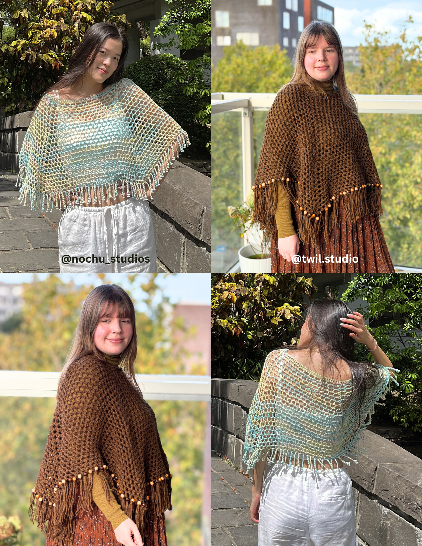 All Seasons Poncho Pattern