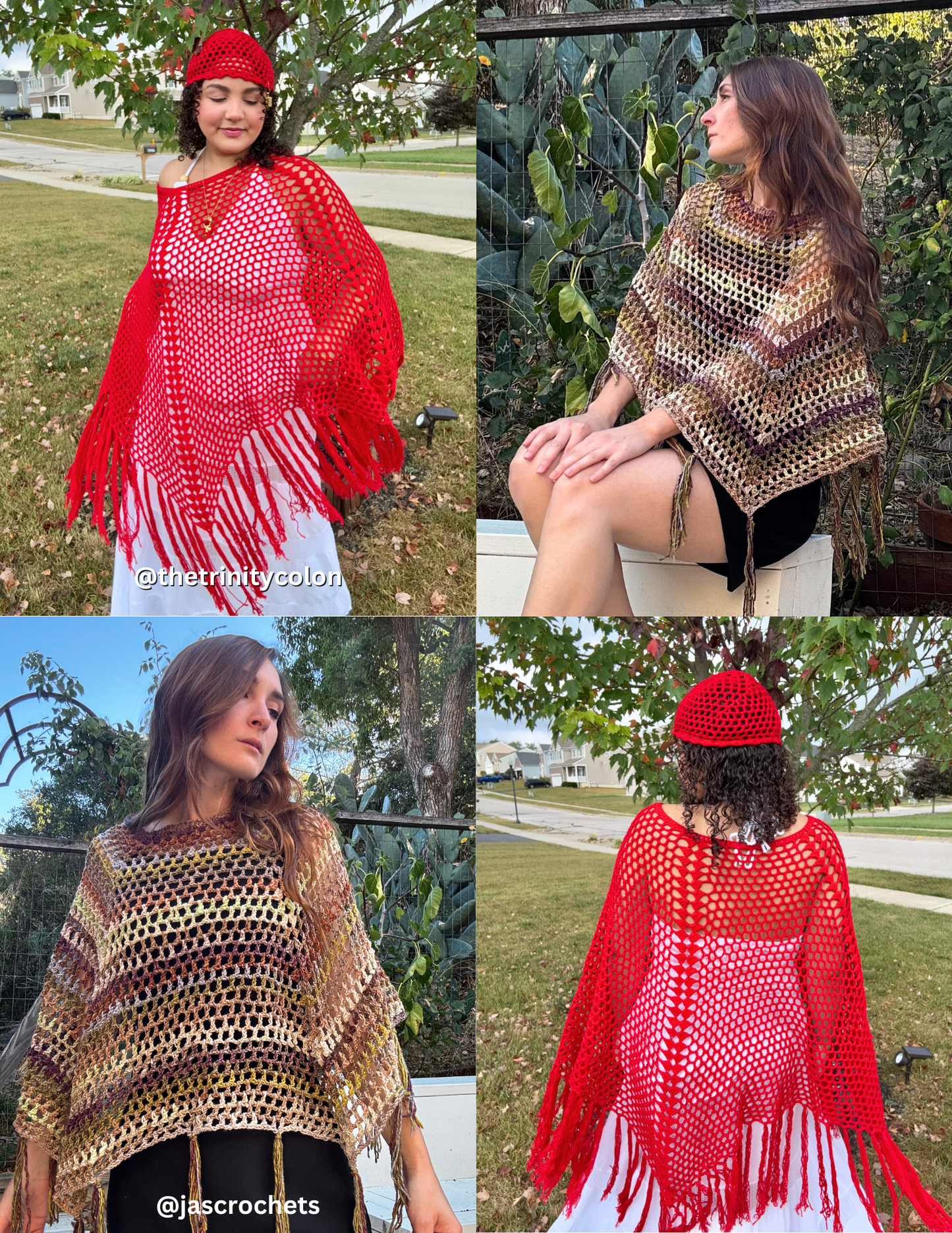 All Seasons Poncho Pattern