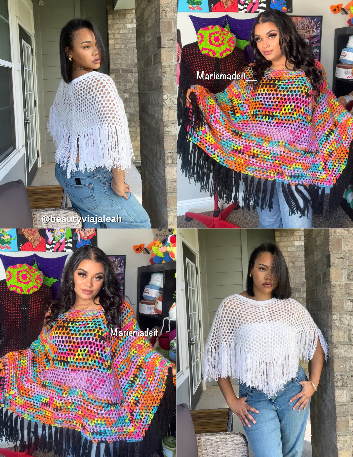 All Seasons Poncho Pattern