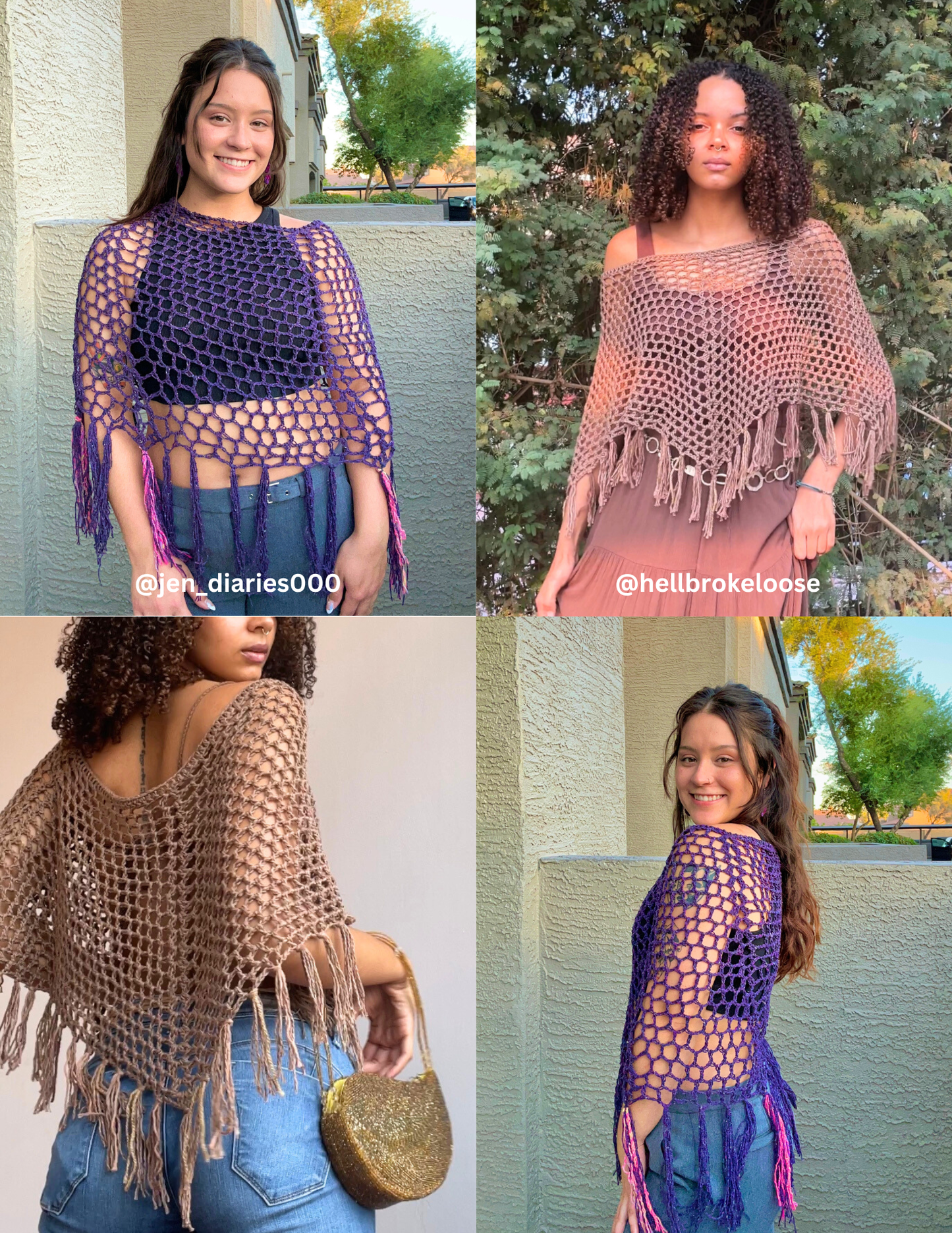 All Seasons Poncho Pattern