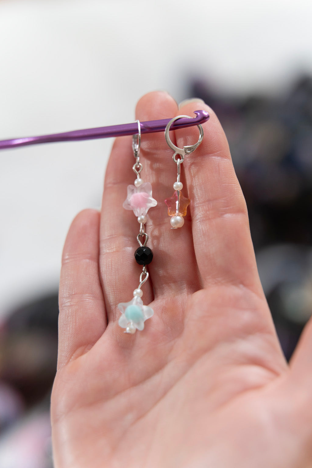 Soot Sprite Stitch Markers