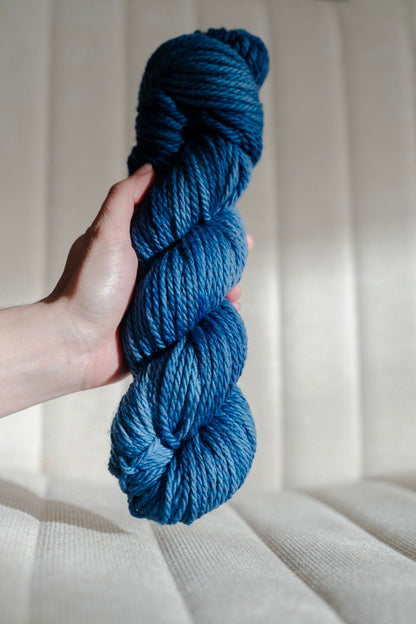 seasonal depression on superwash merino chunky weight