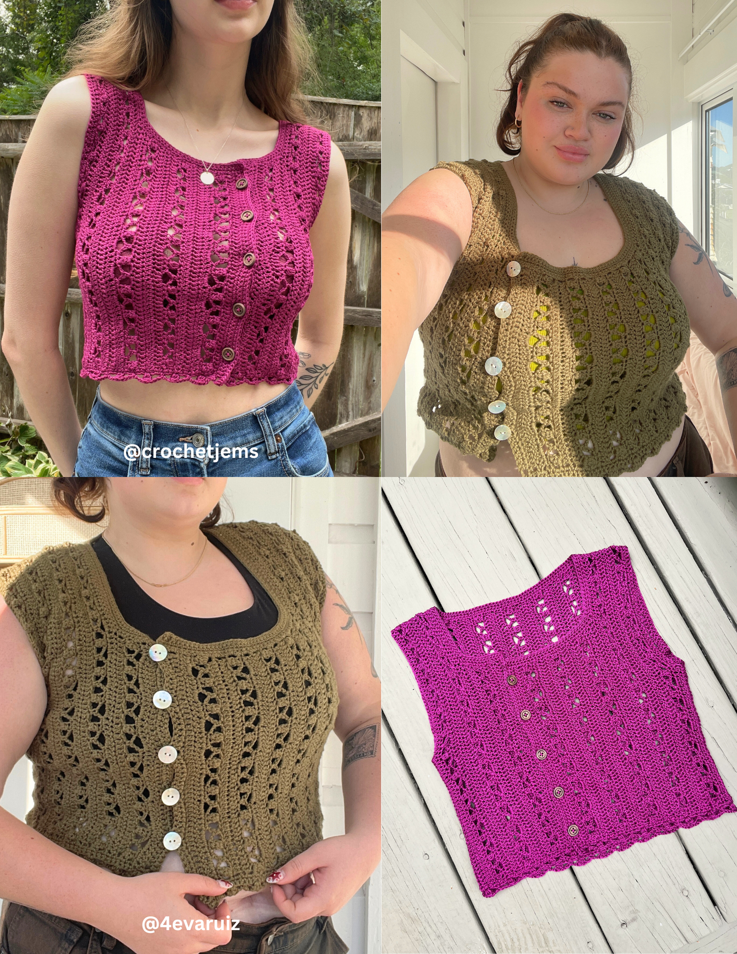 Sideways Cardi Pattern