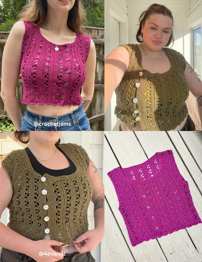 Sideways Cardi Pattern