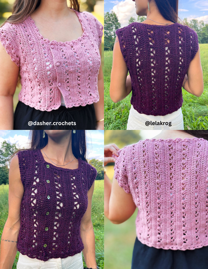 Sideways Cardi Pattern